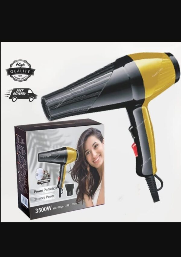 Fast Drying Hair Dryer with Cold/Warm/Hot Settings -3500W Powerful Performance